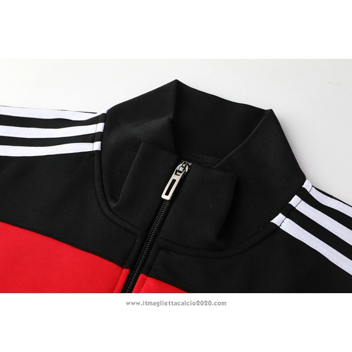 Tuta da Track Giacca Manchester United Retro 2020 2021 Nero